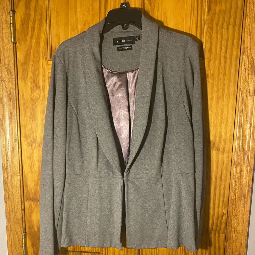 Torrid Studio Grey Peplum Size 3